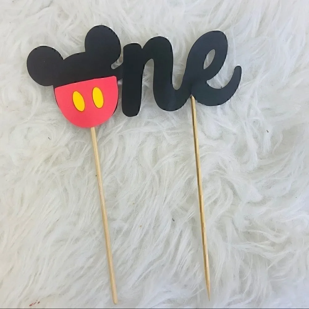 Mickey one cake topper first birthday party